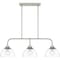 Quoizel Halsey 3-Light Brushed Nickel Island Light HLY336BN - alternate 7